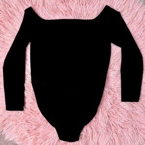 Black Long Sleeve Bodysuit